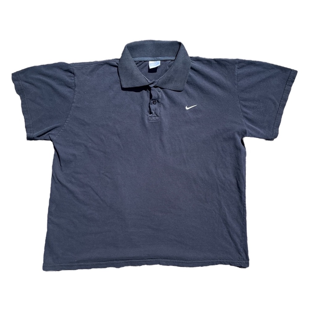 Vintage Nike Womens Black Polo Tee